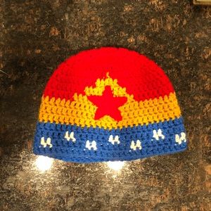 Wonder Woman handmade beanie